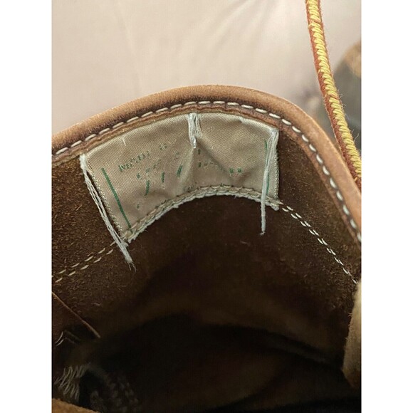 Vintage LL BEAN Waterproof Maine Hunting Boots Mens Size 10 Leather USA made - Picture 6 of 8